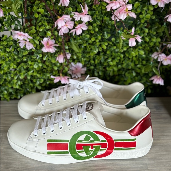 New Mens Gucci Ace interlocking logo sneakers - Picture 7 of 11